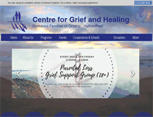 Tablet Screenshot of bereavedfamilies.ca